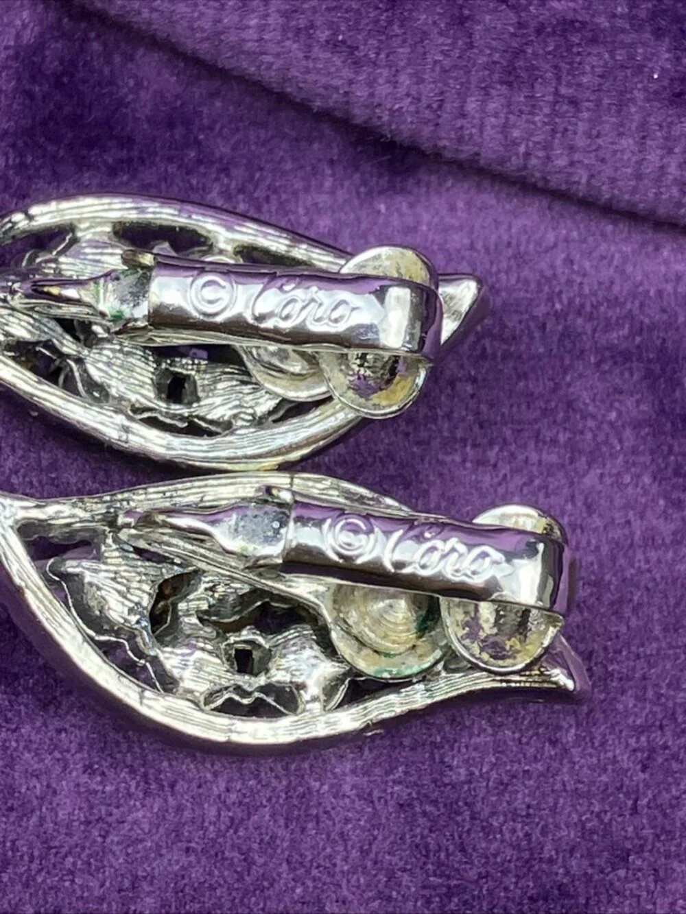 Rare 1944 Vintage Alfred Philippe Calla Lily Floral Brooch + Coro Earrings
